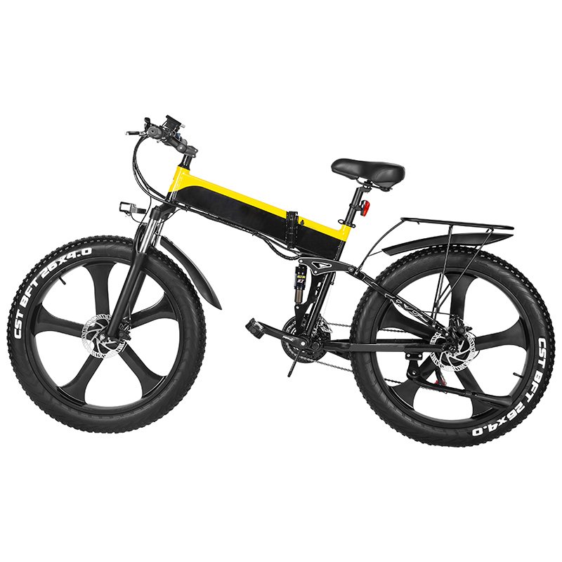 Factory and manufacturers 26inch LG 18650  li-ion battery electric folding bike